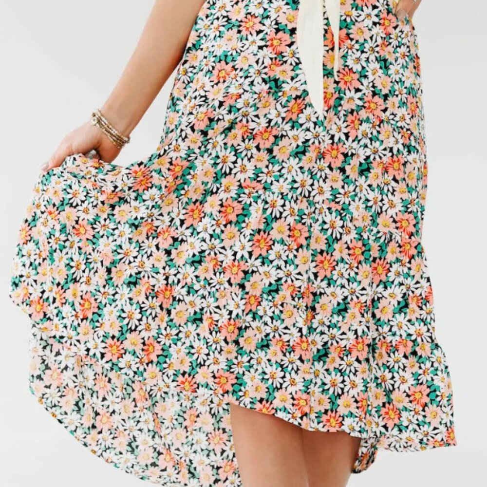 Floral Midi Skirt